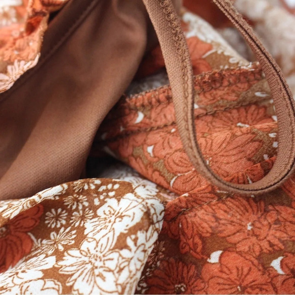 NWT Socialite Women's Floral Smock Waist Mini Dress Size M - Picture 7 of 8